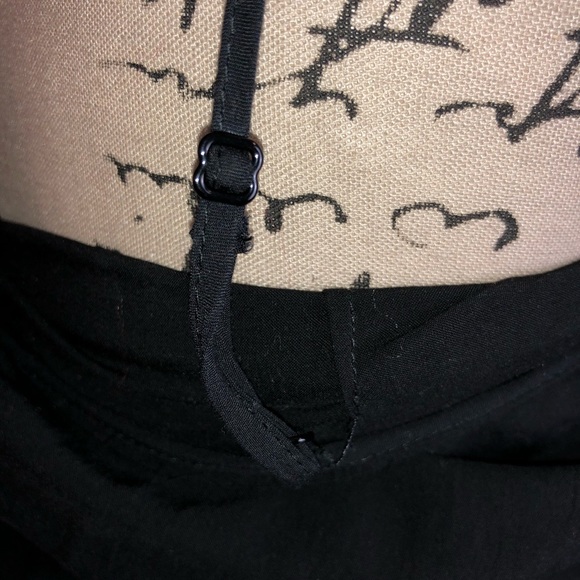 Free People Peace Maker Black Combo Dress Fishtail - Picture 7 of 8